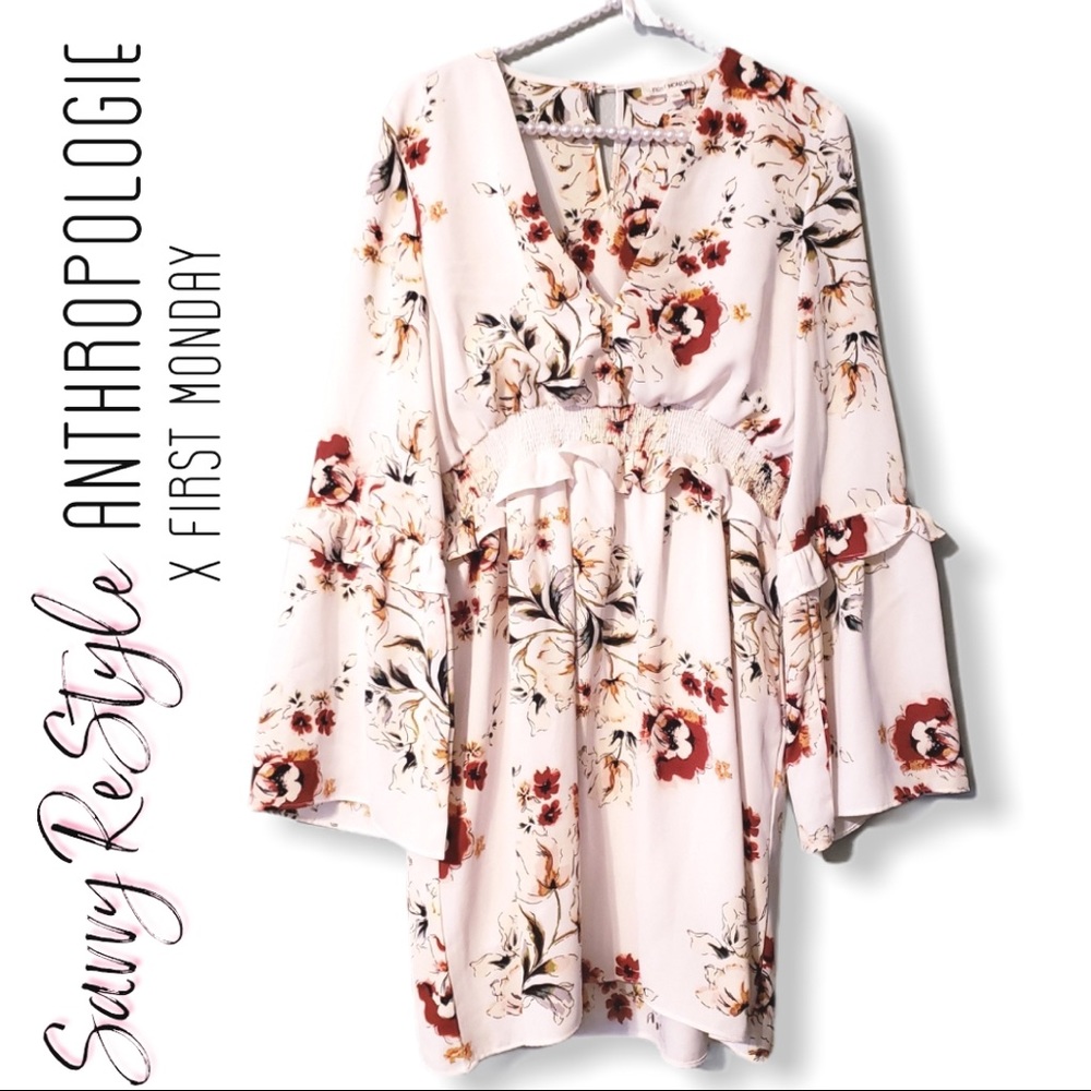 Anthropologie x First Monday Floral Dress | Size L